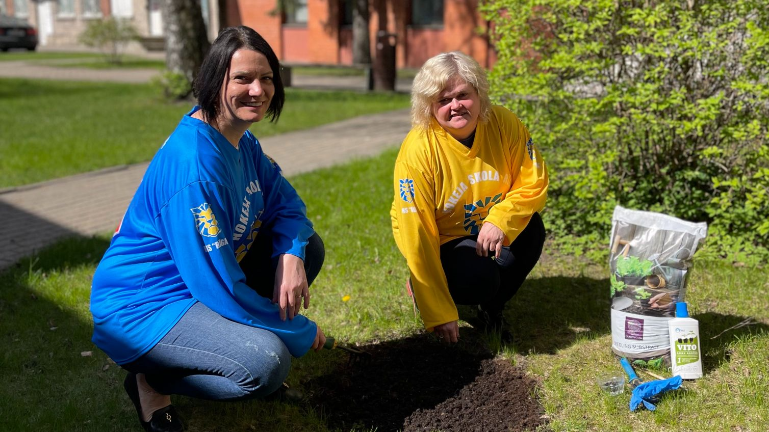 Akcija “Saulespuķes vienotai Eiropai kopā ar Ukrainu” fotomirkļos