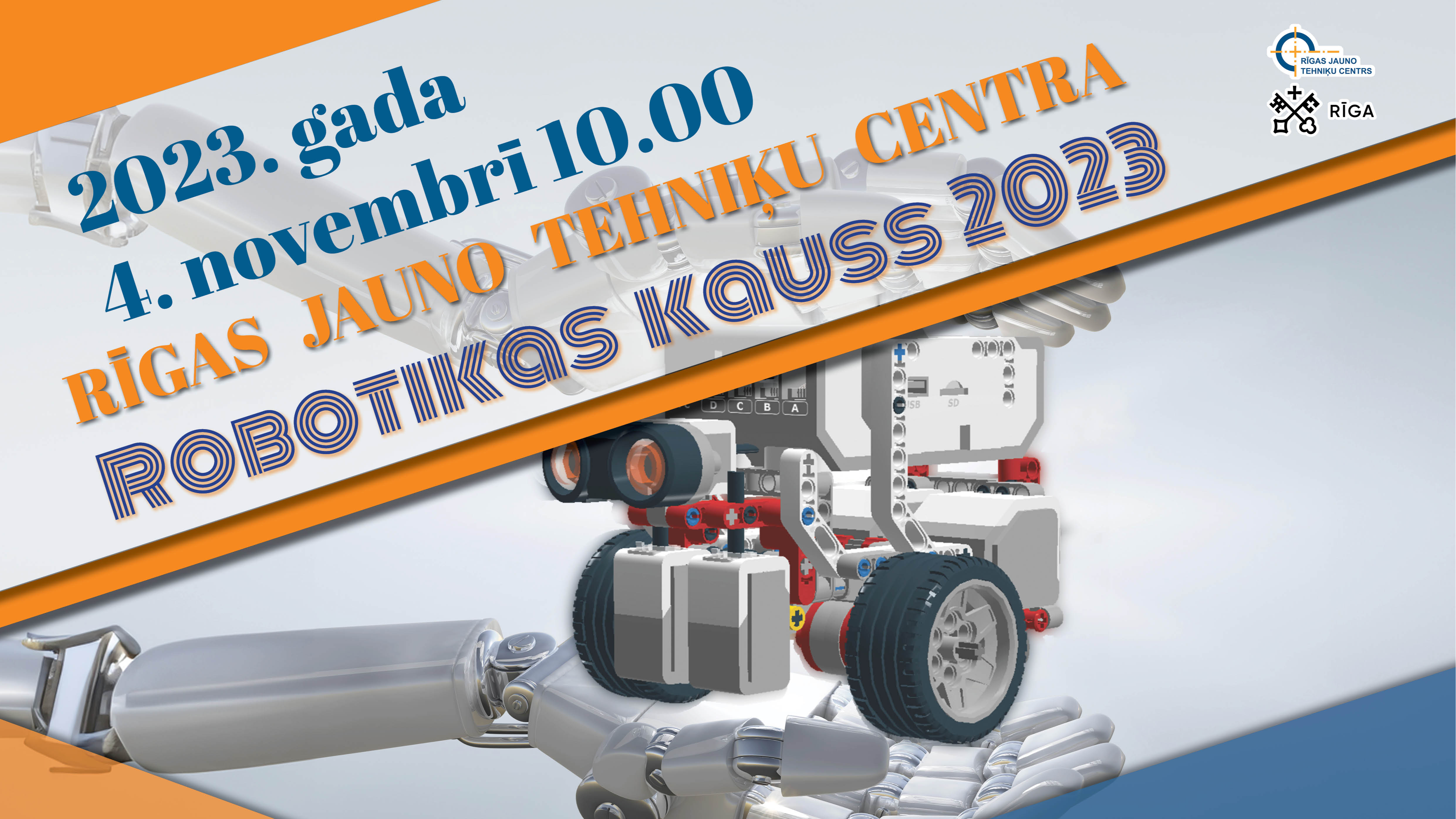Rīgas Jauno tehniķu centrs aicina piedalīties sacensībās "Robotikas kauss 2023"